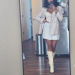 Sam Edelman Cream, Beige Boots, New